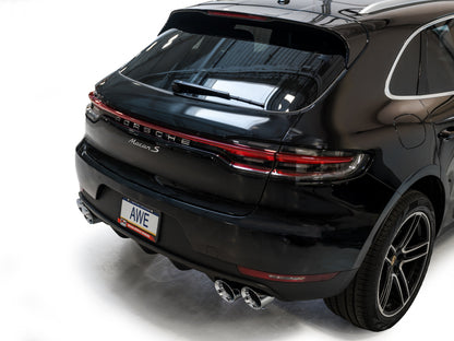 AWE Tuning 19-21 Porsche Macan 3.0T/2.9TT Touring Edition Catback Exhaust w/ Chrome Silver Tips 3015-42951 3015-42951 Photo - Mounted