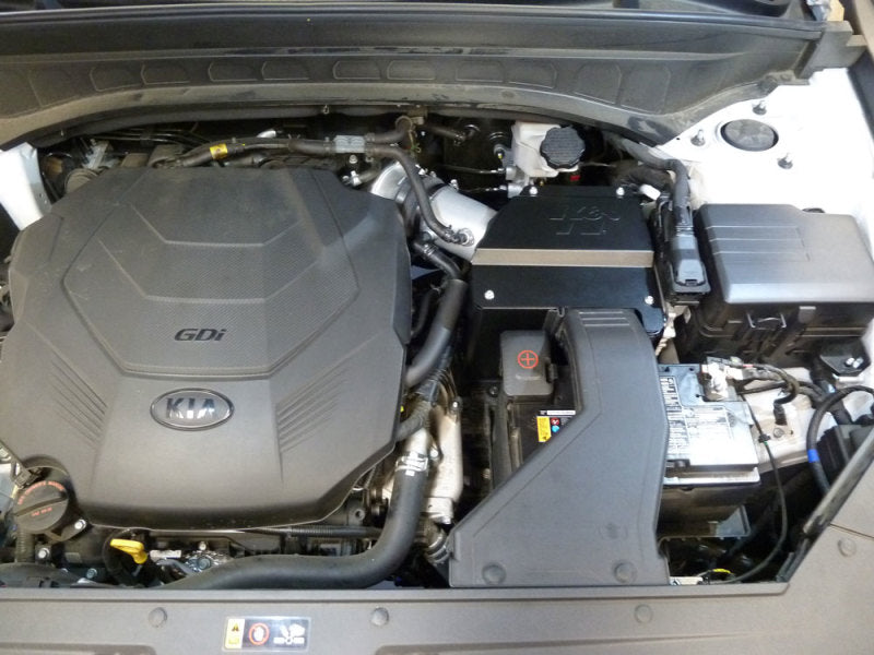 K&N Engineering K&N 20-21 Kia Telluride V6-3.8L F/I High Flow Performance Kit 77-5300KS 77-5300KS Photo - Mounted