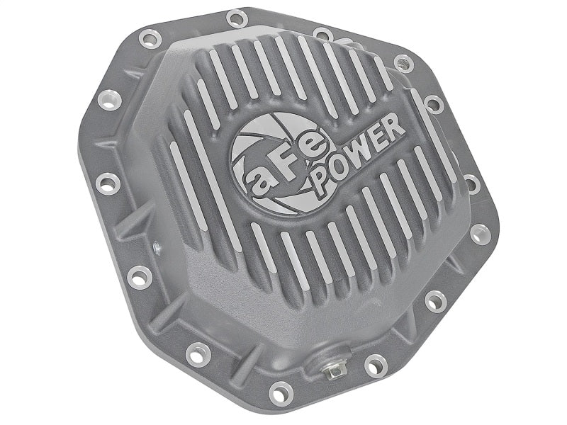 aFe Street Series Rear Differential Cover Raw w/ Machined Fins 46-70350 Photo - Unmounted