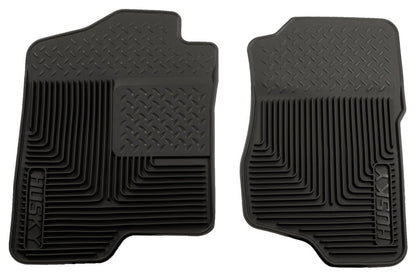 Husky Liners 07-12 GM Silverado/Sierra/Tahoe/Yukon/Escalade Heavy Duty Black Front 51181 Photo - Primary