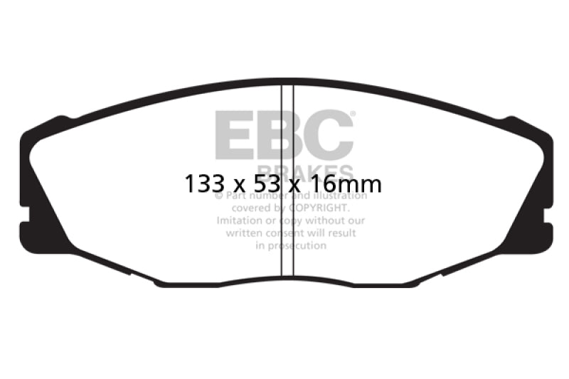 EBC Disc Brake Pad Set DP41712R Photo - Primary