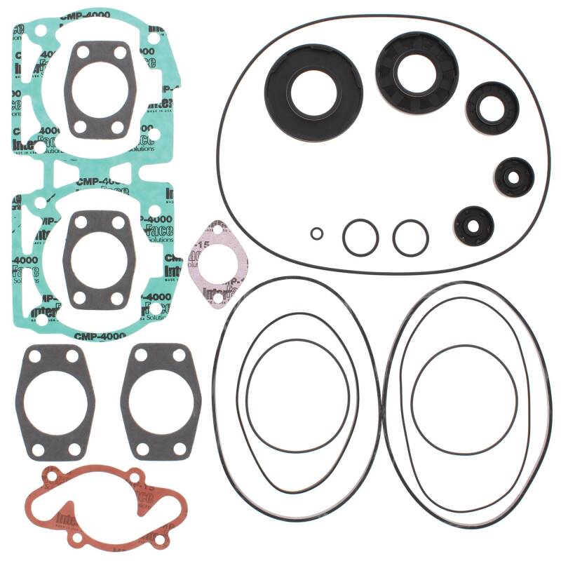 Vertex Pistons Vertex Gaskets 1991 Ski-Doo Formula MX/XTC/XTCR Complete Gasket Kit w/ Oil Seals 711165D 711165D Photo - Primary