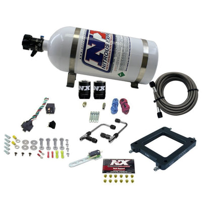 Nitrous Express Dominator Gemini Stage 6 Alcohol Nitrous Kit w/10lb Bottle 60075-10 60075-10 Photo - Primary