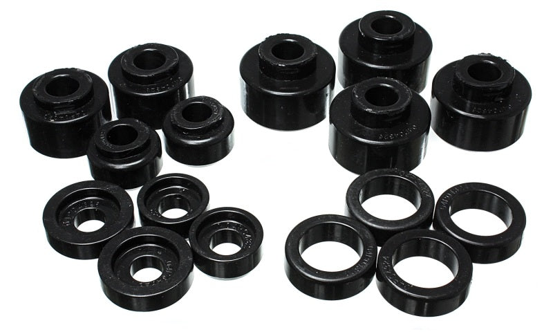 Energy Suspension Ford 2005-07 F-250 SD, F-350 SD 2/4WD Crew Cab Body Mount Set  Black 4.4120G Photo - Primary