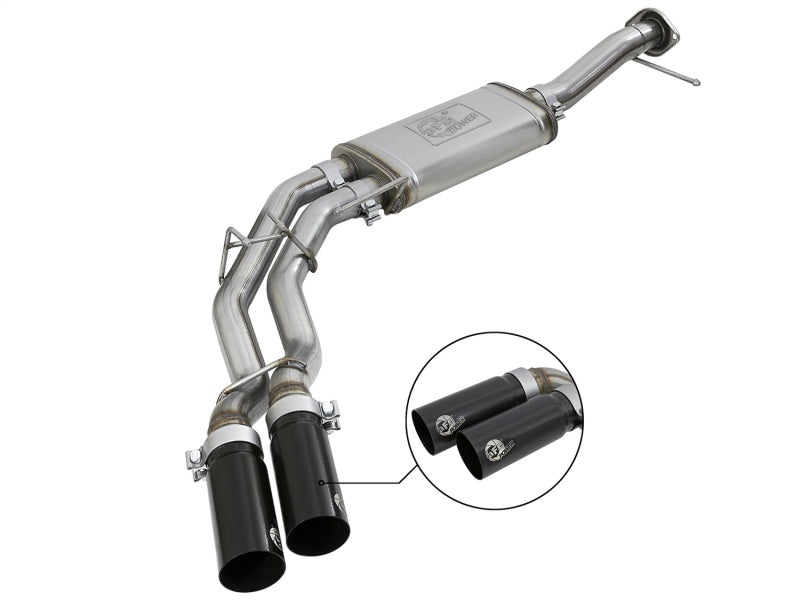 aFe Cat Back Exhaust Black - Ford F-150 11-14 49-43078-B Photo - Primary