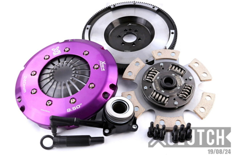 XCLUTCH 02-06 Volkswagen Golf GTI 1.8T 1.8L Stage 2R Extra HD Sprung Ceramic Clutch Kit XKVW24695-1R XKVW24695-1R Photo - Primary