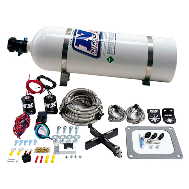 Nitrous Express 4500 Covert Crossbar Plate System Stage 6 50-300HP (15lb Bottle) 63071-15 63071-15 Photo - Primary