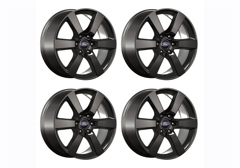 Ford Racing 15-16 F-150 20in x 8.5in Wheel Set with TPMS Kit - Matte Black M-1007K-P20XB M-1007K-P20XB Photo - Primary