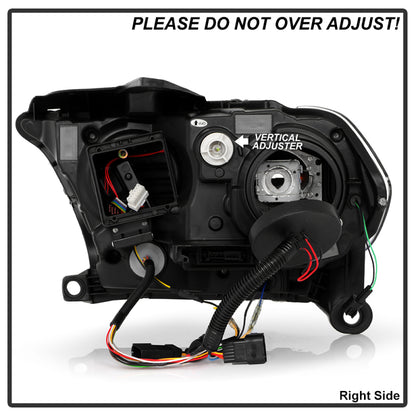 SPYDER 11-13 Dodge Durango (HID Model Only) Projector Headlights - Black PRO-YD-DDU11HIDSI-BK 5088680 5088680 User 6
