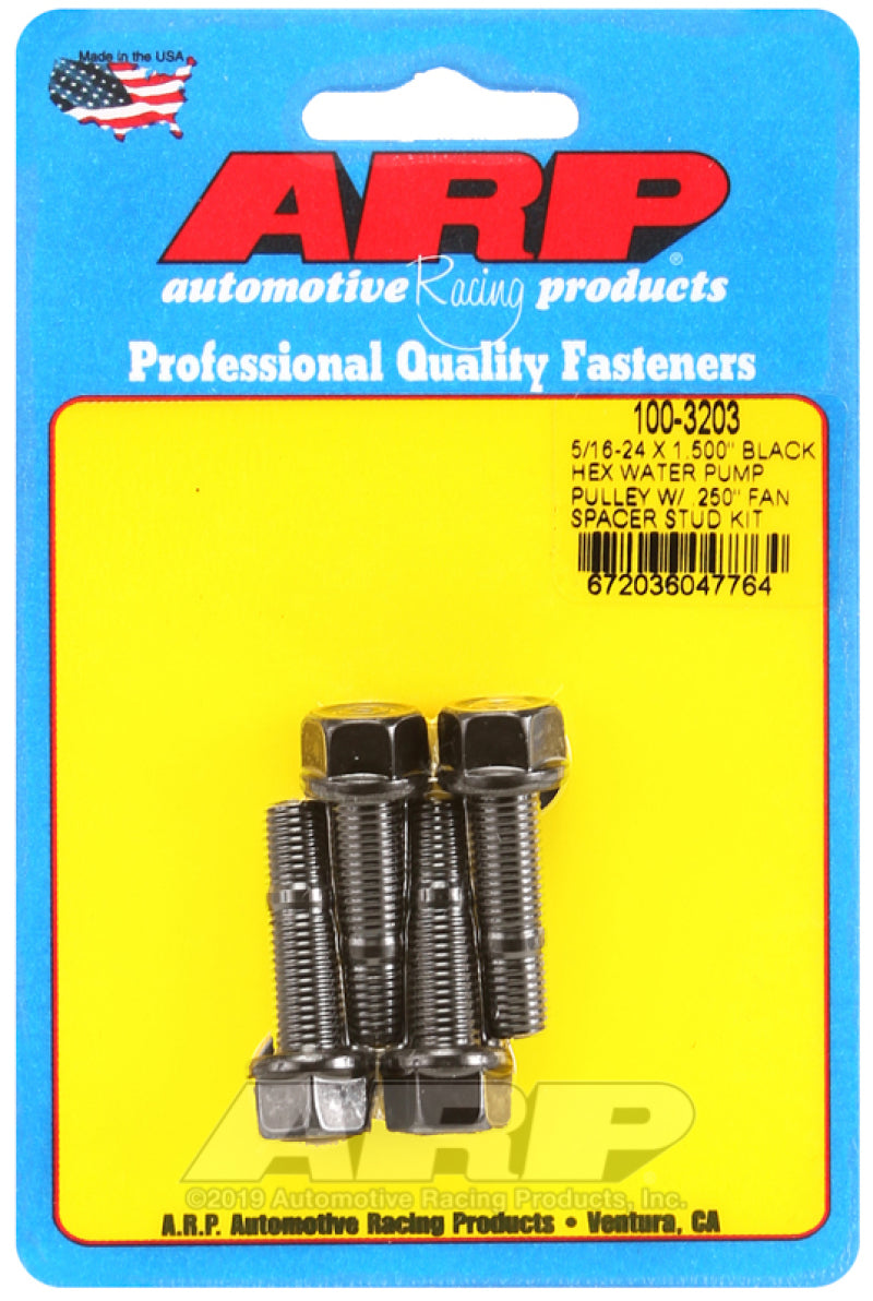 ARP Water Pump Pulley Stud Kit 100-3203 User 1