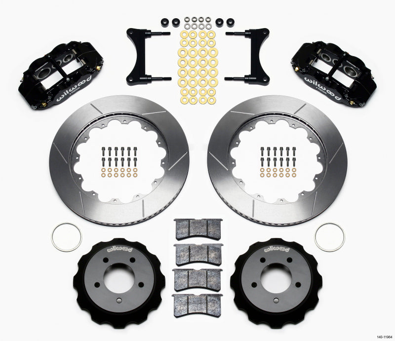 Wilwood Narrow Superlite 6R Front Hat Kit 14.00in 93-96 Mazda RX7 140-11964 140-11964 Photo - Primary