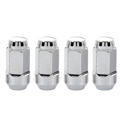 McGard Hex Lug Nut (Cone Seat Bulge Style) M14X1.5 / 13/16 Hex / 1.945in. Length (4-Pack) - Chrome 64023 64023 Photo - out of package