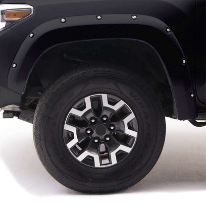 EGR 14+ Chev Silverado 5ft Bed Bolt-On Look Color Match Fender Flares - Set - Black 791674-GBA 791674-GBA Photo - Mounted