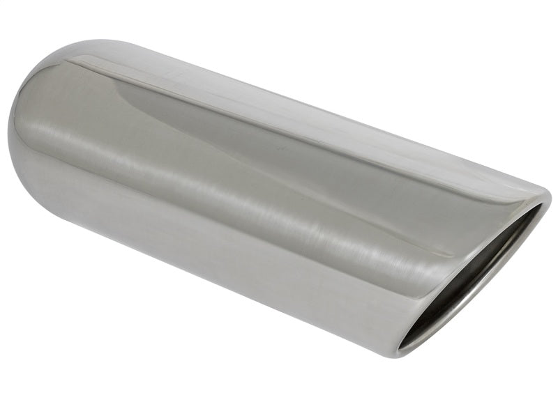 aFe Exhaust Tip Polished Tip Angled Single Wall  - 49-90007 Photo - Primary