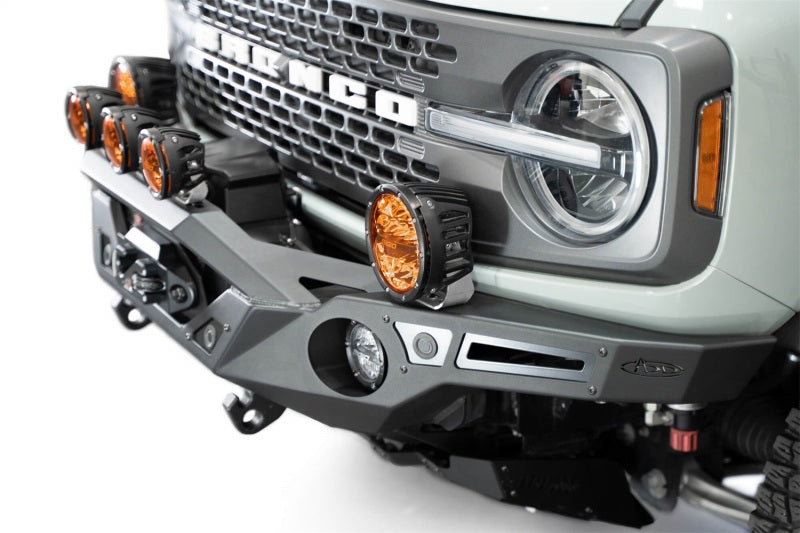 Addictive Desert Designs 21-23 Ford Bronco Krawler Front Bumper F230311070102 F230311070102 Photo - Mounted