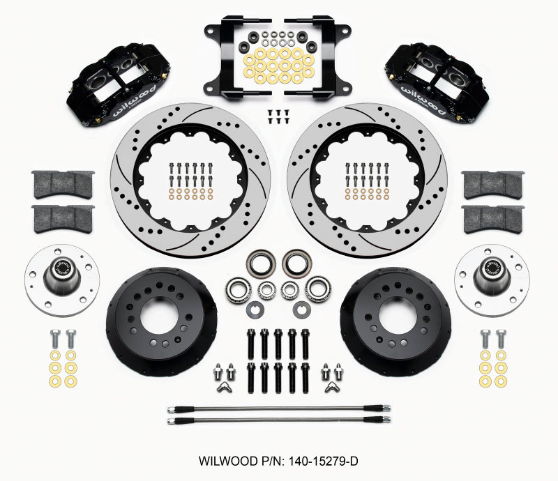 Wilwood Narrow Superlite 6R Front Hub Kit 14.00in Drilled 82-92 Camaro//Firebird 140-15279-D 140-15279-D Photo - Primary