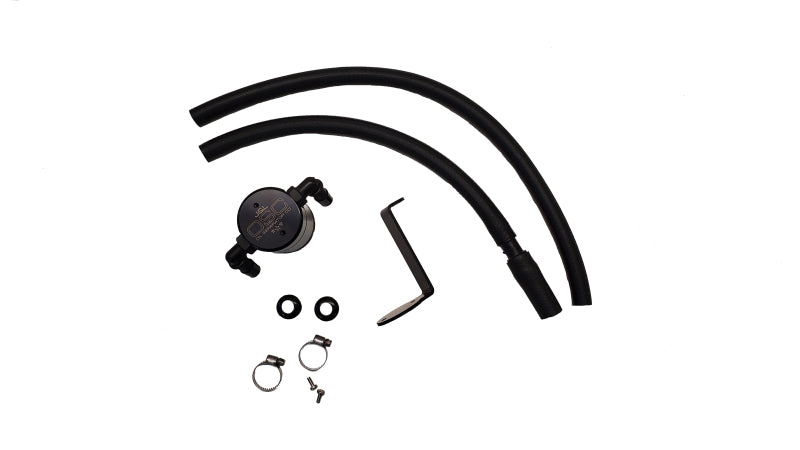 J&L 14-22 Mazda CX5 2.5L Non-turbo Driver Side 3.0 Oil Separator Kit - Black Anodized 3111D-B 3111D-B Photo - Primary