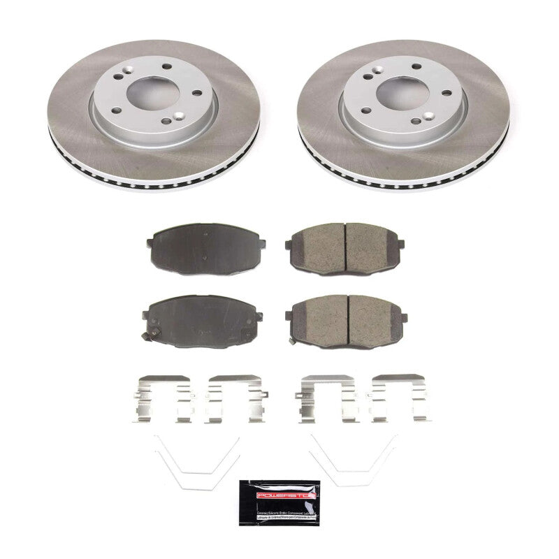PowerStop Power Stop 18-22 Hyundai Kona Front Semi-Coated Rotor Kit SC8279 SC8279 Photo - Primary