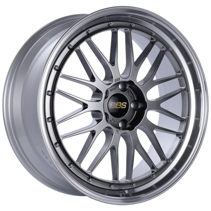 BBS LM 21x9 5x120 ET32 Diamond Black Center Diamond Cut Lip Wheel -82mm PFS/Clip Required LM260DBPK LM260DBPK Photo - Primary