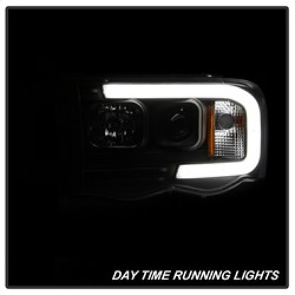 Spyder 02-05 Dodge Ram 1500 Light Bar Projector Headlights - Black (PRO-YD-DR02V2-LB-BK) 5084606 5084606 Photo - Unmounted