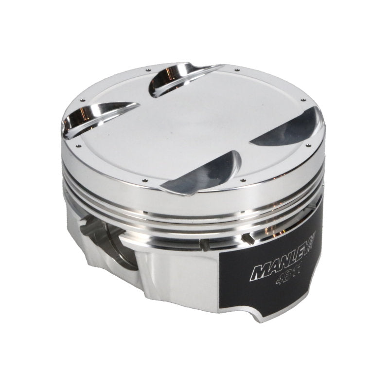 Manley Mitsubishi 4B11 86.5mm Bore 10.0:1 CR -3.5cc Dish Turbo Tuff Piston Set w/ Rings 624305CE-4 624305CE-4 User 3