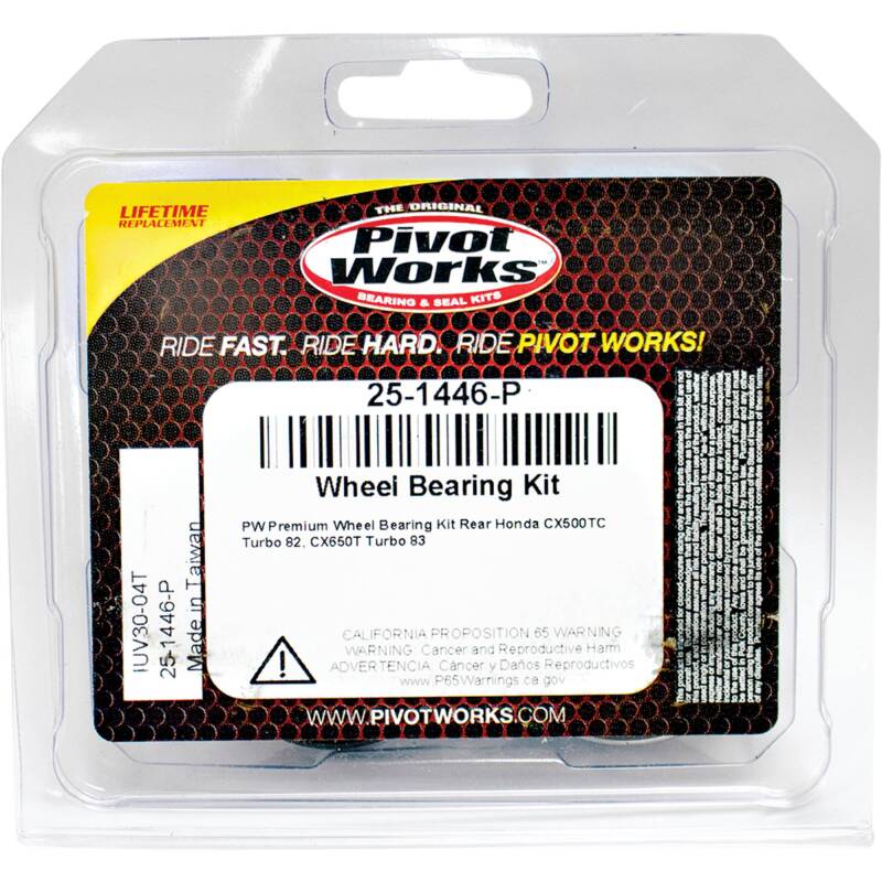 Pivot Works Honda Wheel Bearing Kit Premium Bearings 25-1446-P 25-1446-P Photo - Primary
