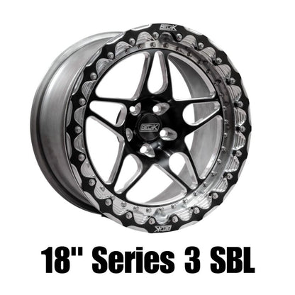 Belak Wheels Belak 18x10 / 5.75in BS / 5x112mm BP / High Pad / Series 3 - Single Beadlock Wheel 18105112S35SB-SBL 18105112S35SB-SBL Photo - Primary