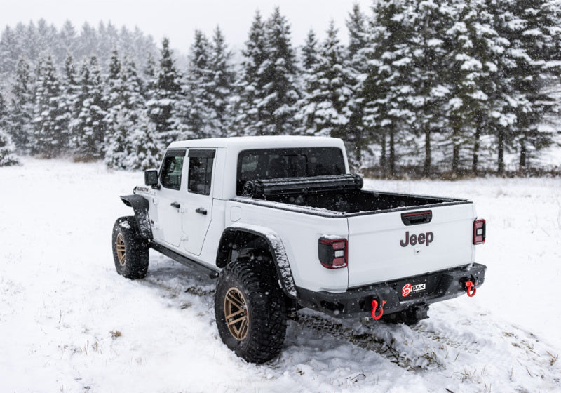 BAK Revolver X4s 20-23 Jeep Gladiator 5ft Bed 80701 Photo - Mounted