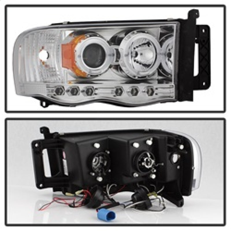 Spyder Dodge Ram 1500 02-05/Ram 2500 03-05 Projector Headlights LED Halo LED Chrm PRO-YD-DR02-HL-C 5009982 5009982 Photo - Unmounted