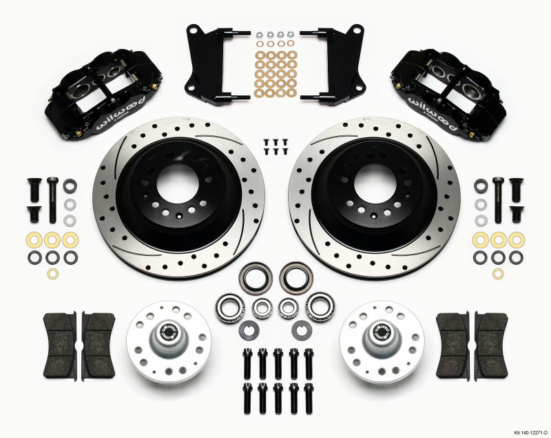 Wilwood FNSL6R Front Hub & 1PC Rtr Kit, 12.88", Dril, 67-69 Camaro, 64-72 Nova 140-12271-D Photo - Primary