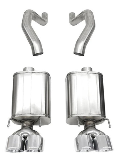 Corsa 06-13 Chevy Corvette C6 Z06 7.0L / 09-13 ZR1 6.2L Polished AxleBack Exhaust w/4.5in Twin Tips 21077 21077 User 1