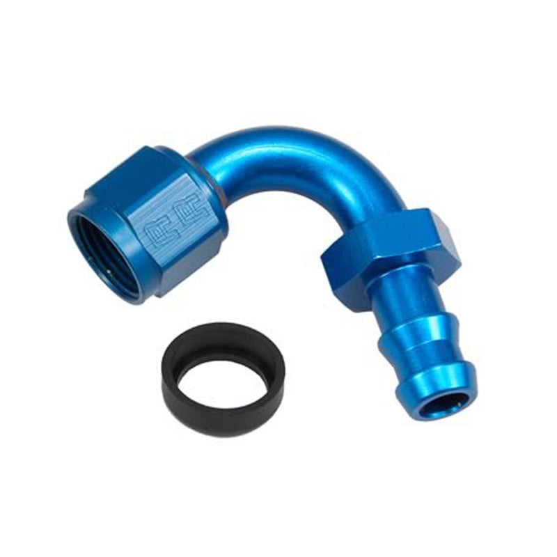 Russell Performance -8 AN Twist-Lok 120 Degree Hose End (3/4in Radius) 626010 626010 Photo - Primary