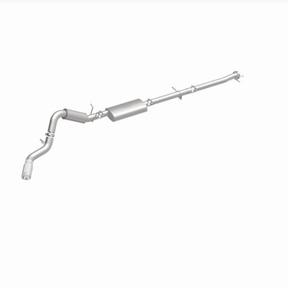 Magnaflow 2022+ GM 2500/3500HD 6.6L Gas Single Passenger Side Rear Exit Cat-Back Exhaust 19524 19524 360 Degree Image Set