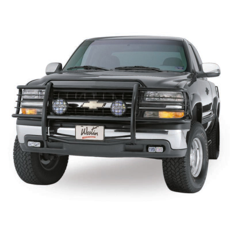 Westin 1999-2002 Chevrolet Silverado 1500LD Sportsman Grille Guard - Black 40-0185 40-0185 Photo - Primary