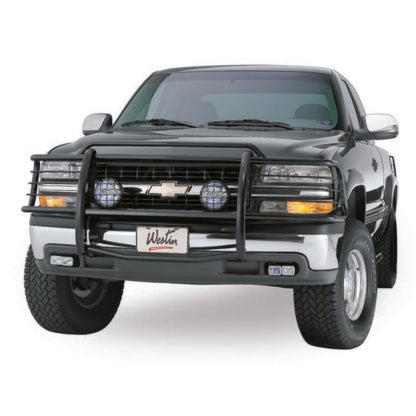 Westin 1999-2002 Chevrolet Silverado 1500LD Sportsman Grille Guard - Black 40-0185 40-0185 Photo - Primary