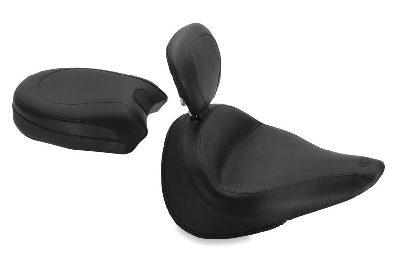 Mustang Motorcycle Mustang 14-21 Yamaha Bolt Standard Touring Recessed Passenger Seat - Black 79833 79833 Photo - Primary