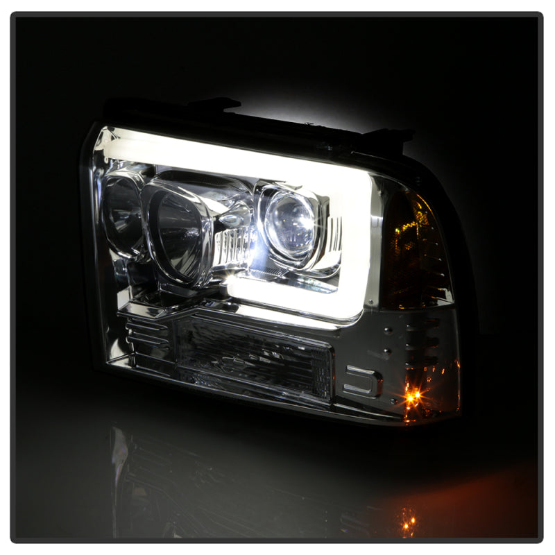 Spyder Platinum Ford F250/350/450 05-07 High-Power LED Module Proj. Headlights-Chrome (PRO-YD-FS05V2 5087904 5087904 User 5