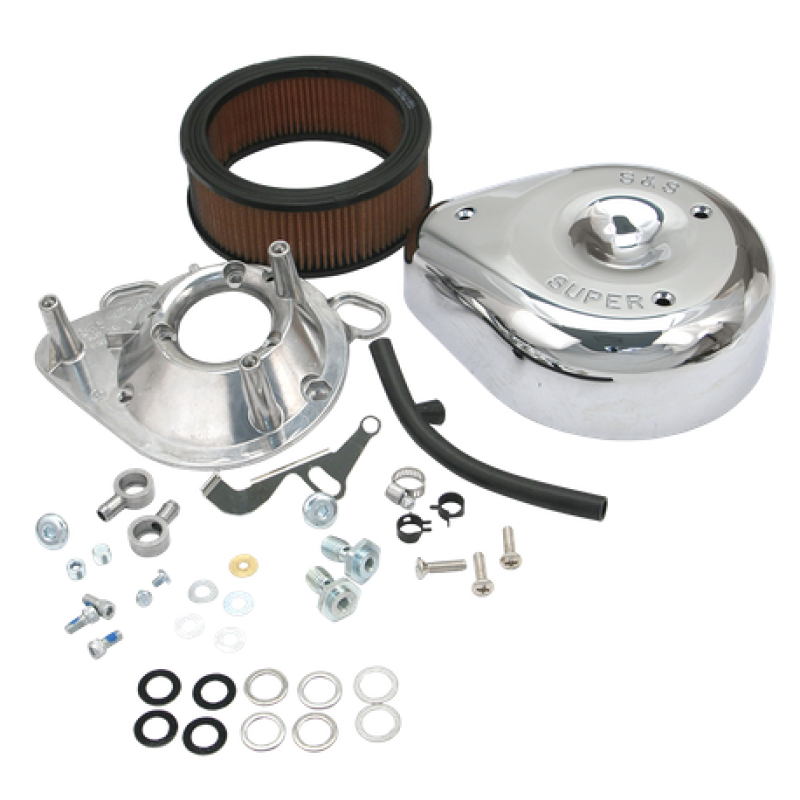 S&S Cycle Air Cleaner Kit for Super E&G 17-0404