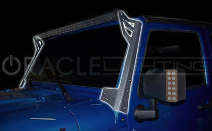 ORACLE Lighting Oracle Jeep JK Upper Windshield Brackets/Light Combo 2146-504 2146-504 Photo - Mounted