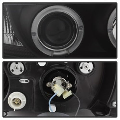 Spyder BMW Z3 96-02 Projector Headlights LED Halo Black High H1 Low H1 PRO-YD-BMWZ396-HL-BK 5009081 5009081 Photo - Unmounted