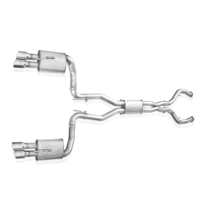 Stainless Works 2008-09 Pontiac G8 GT 3in Catback Systemt X-Pipe Turbo Chambered Muffler 3.5in Tips PG8CBFC PG8CBFC Photo - Unmounted