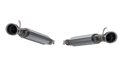 QTP 16-18 Chevrolet Camaro SS 6.2L 304SS AR3 Axle Back Exhaust w/4.5in Dual Tips 600116 600116 Photo - Primary