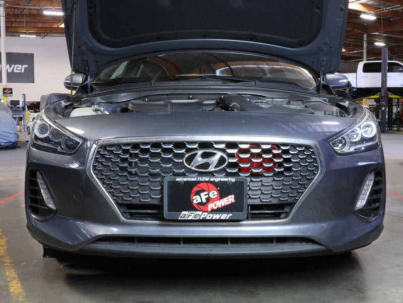 aFe 18-20 Hyundai Elantra GT L4-1.6L (t) Takeda Momentum Dynamic Air Scoop - Red 56-70005SR 56-70005SR Photo - Mounted