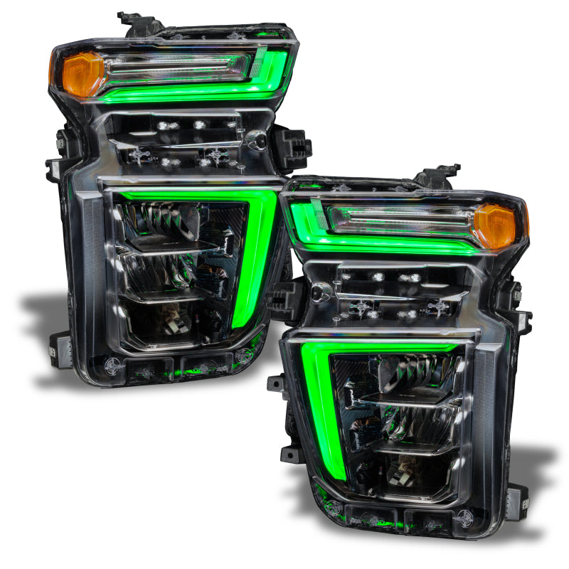ORACLE Lighting Oracle 20-21 Chevy Silverado HD 2500 RGB+W Headlight DRL Upgrade Kit - ColorSHIFT w/o Controller 1452-334 1452-334 Photo - Close Up