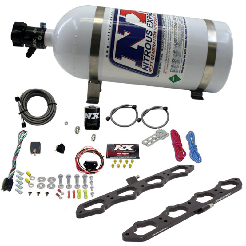 Nitrous Express 2018+ Ford 5.0L Coyote Dry Direct Port Plate System w/10lb Bottle 20957-10 20957-10 Photo - Primary