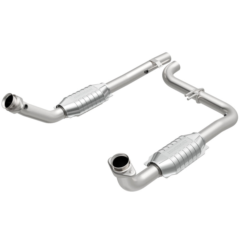 MagnaFlow HM Grade Federal / EPA Compliant Direct-Fit Catalytic Converter 23025 Technical Drawing