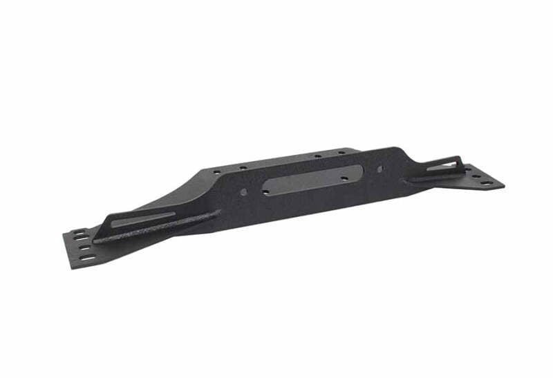 Fishbone Offroad 97-06 Jeep Wrangler TJ Winch Plate Steel - Black Textured Powdercoat Piranha Series FB21052 FB21052 Photo - out of package