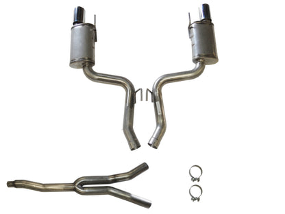 JBA 15-20 Ford Mustang EcoBoost 2.3L 409SS Dual Rear Exit Cat-Back Exhaust 40-2648 40-2648 Photo - Primary