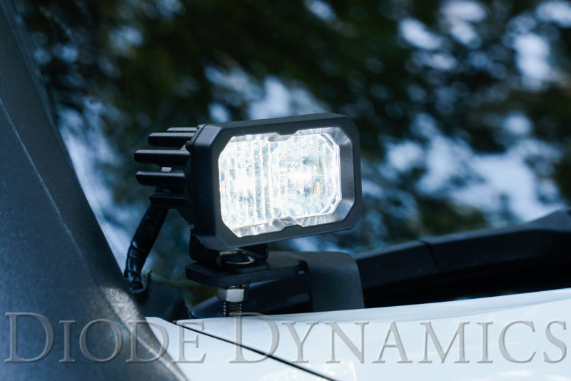 Diode Dynamics 16-21 Toyota Tacoma Stage Series 2in LED Ditch Light Kit - Yellow Pro Combo DD6379 DD6379 User 5
