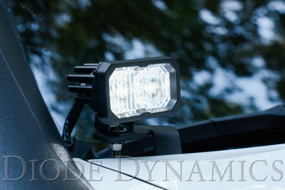 Diode Dynamics 16-21 Toyota Tacoma Stage Series 2in LED Ditch Light Kit - Yellow Pro Combo DD6379 DD6379 User 5
